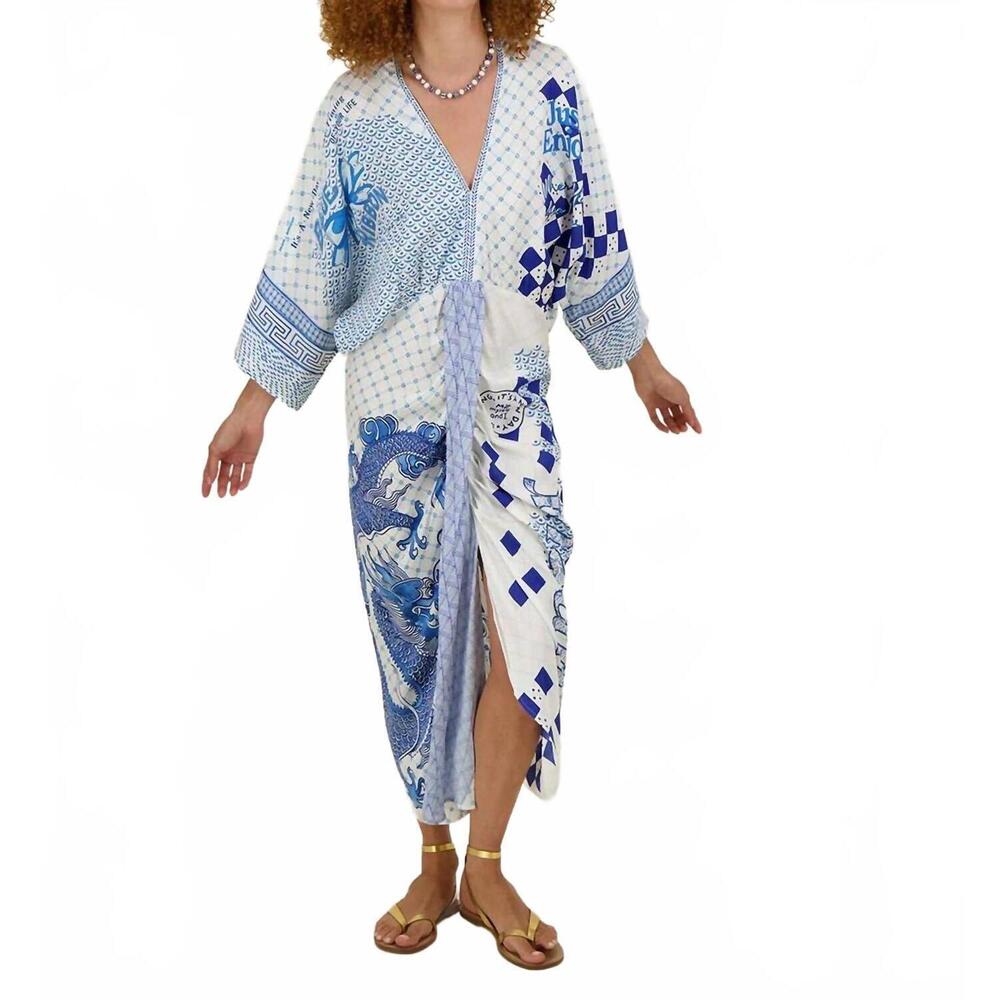 NEW ME369 sophia kimono dress in amalfi coast